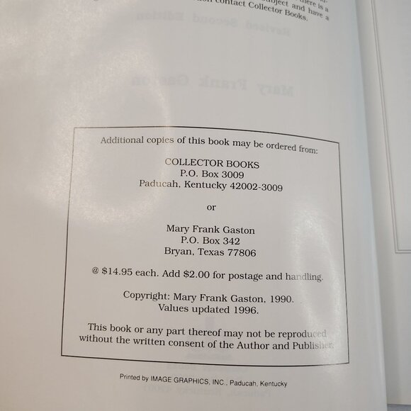 Blue Willow China Value Guide Lot 2 Books Mary Frank Gaston 2nd 3rd Edition - Picture 5 of 16